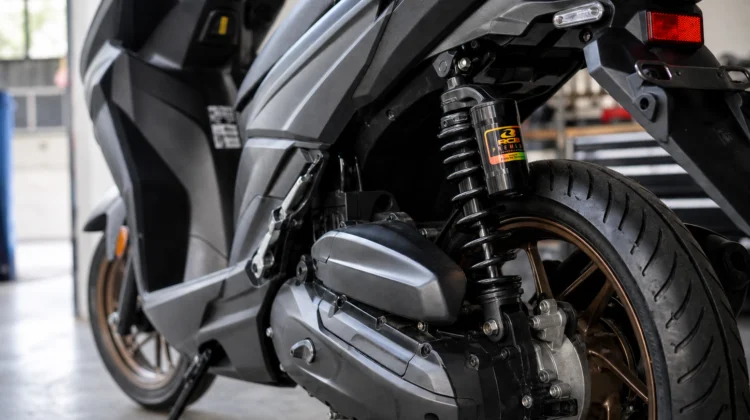 shockbreaker YSS G-Sport Smooth 340mm terpasang Honda Vario 160 belakang